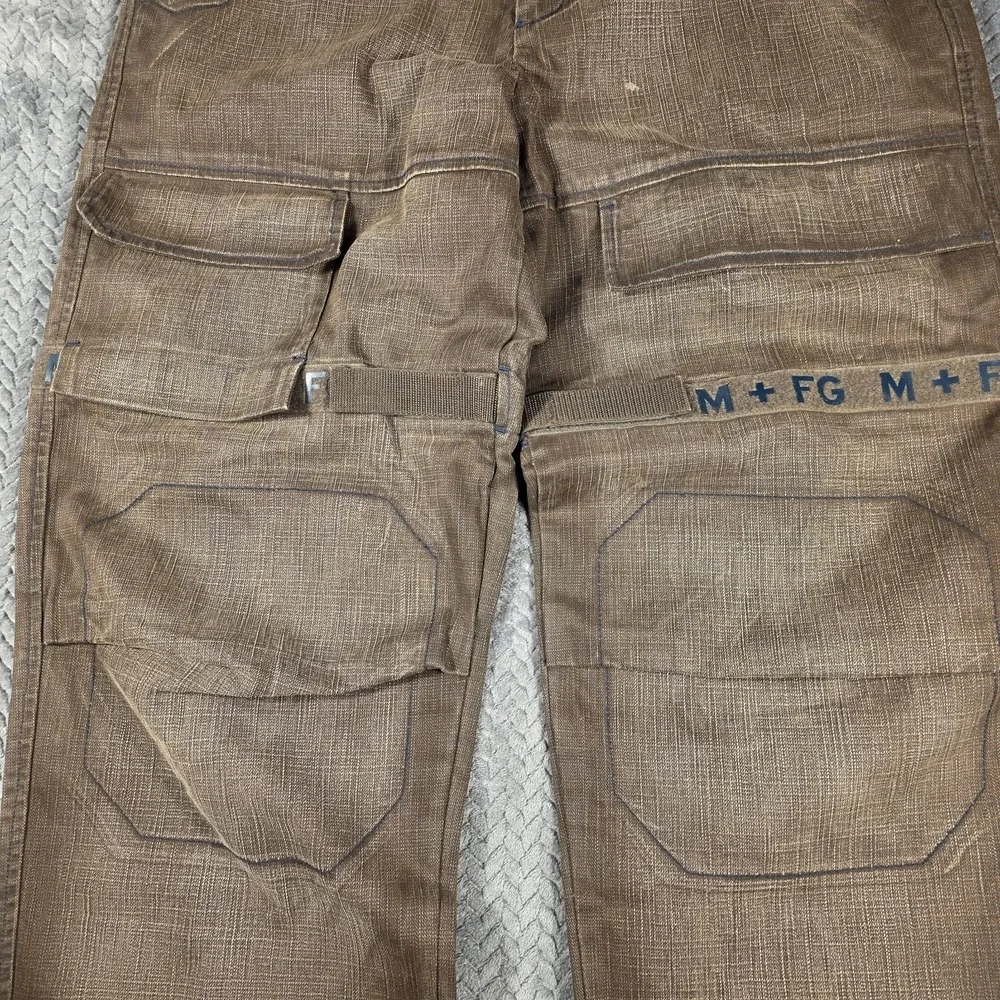 Vintage Y2K Marithe Francois Girbaud Shuttle Tape Cargo Pants Mens 36x34 Brown